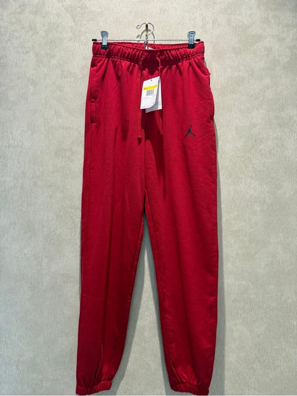 Jordan Red Drawstring Jumpman Sweatpants